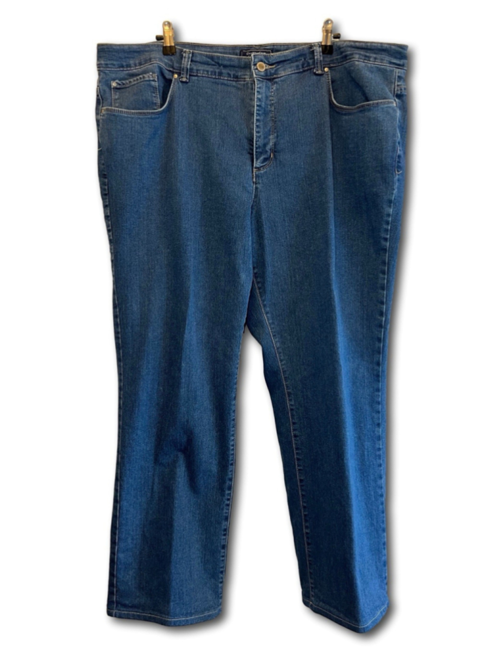 Charter Club Denim Jeans Medium Wash High Rise Lexington Straight Size 22W